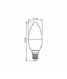 C37 LED-pære 4W E14 - nøytral hvit, 230V, 380lm, forbruk 4W
