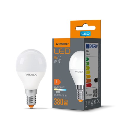 G45 LED-pære 4W E14 - varm hvit, 230V, 380 lm