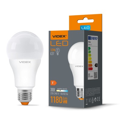 A60 LED-pære 12W E27 - varm hvit, 230V, 1180 lm