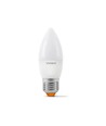 E27 7W LED kertepære - C37, 3000K, 630lm, RA80, erstatter 50W