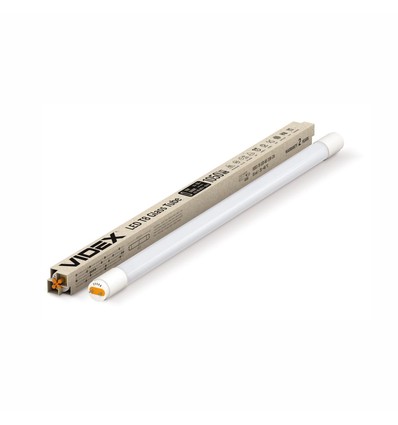 60 cm T8 LED-rør 10W - glass, kald hvit, 230V, 1050 lm, forbruk 10W