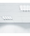 60 cm T8 LED-rør 10W - glass, kald hvit, 230V, 1050 lm, forbruk 10W
