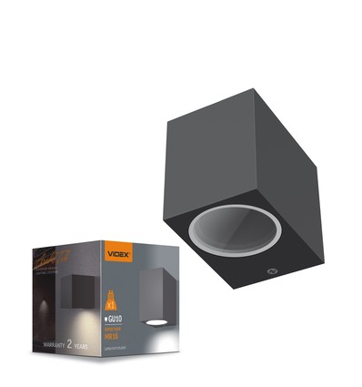 Aron fasadearmatur GU10 - grå, 230V, maks 50W