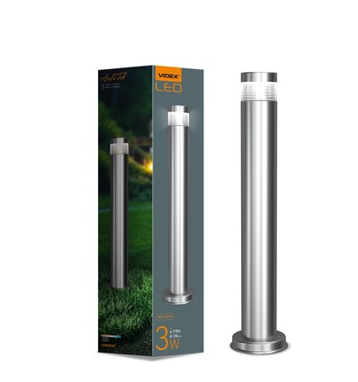 60 cm Luka hagelampe 3W - sølv, 230V, lysstyrke 300, forbruk 3