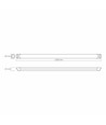 120 cm LED-armatur 72W - 5000K, svart, 230V, 8000 lm