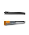 60 cm LED sammenkoblingsbar lineær lys 24W - 5000K, svart, 230V, lysstyrke 2400, forbruk 24