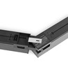 120 cm kjedebar linjelampe 50W - LED, 5000K, svart, 230V, 5000lm