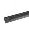 120 cm kjedebar linjelampe 50W - LED, 5000K, svart, 230V, 5000lm