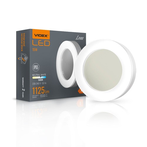 Lena vegglampe 15W - nøytral hvit, 230V, 1550lm
