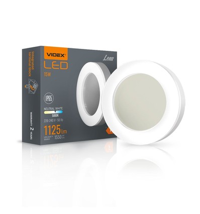 Lena vegglampe 15W - nøytral hvit, 230V, 1550lm