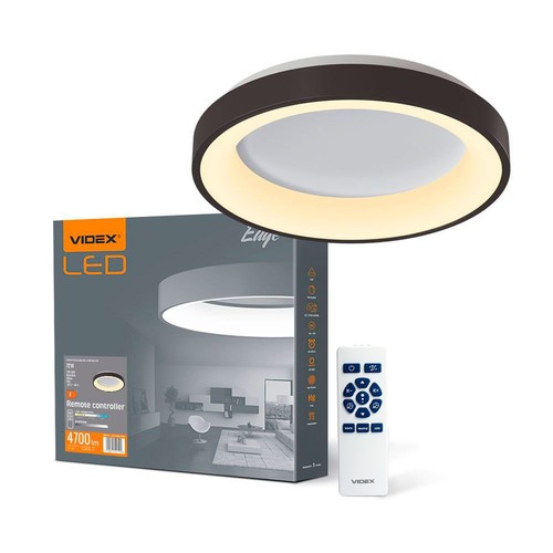 Edge taklampe 72W - LED, svart, 230V, lysstyrke 7500, forbruk 72