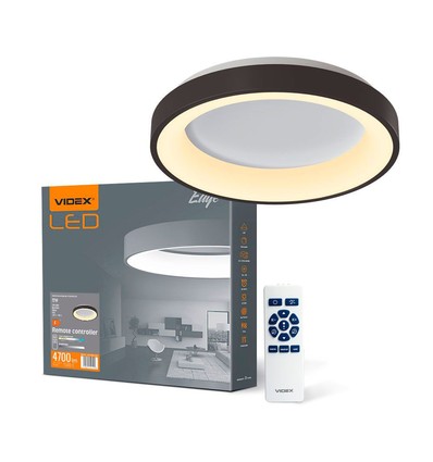 Edge taklampe 72W - svart, 230V, lysstyrke 7500, forbruk 72