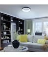 Edge taklampe 72W - LED, svart, 230V, lysstyrke 7500, forbruk 72