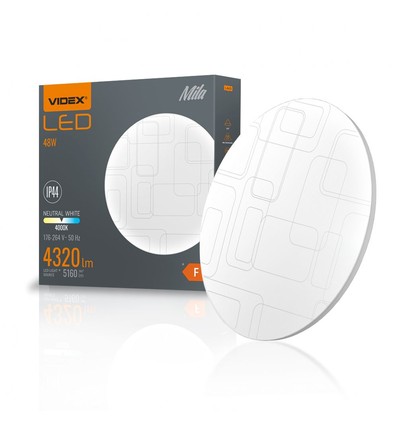 Mila taklampe 48W - nøytral hvit, 230V, 5160lm, forbruk 48W