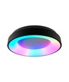Edge pendellampe 72W - LED, dimbar, med fjernkontroll, RGB, svart, spenning: 230V, lysstyrke: 7500, forbruk: 72