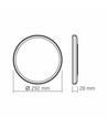 Taklampe 18W - LED, rund, svart, nøytral hvit, spenning: 230V, lysstyrke: 2000, forbruk: 18