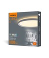 LED taklampe 18W - Rund, hvit, nøytral, 230V, 2000lm