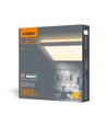 LED taklampe 24W - Firkantet, hvit, nøytral, Spenning: 230V, Lysstyrke: 2900, Forbruk: 22