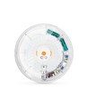 30W Sensorlampe med nødlys - justerbar watt/CCT, IP44, innebygd batteri
