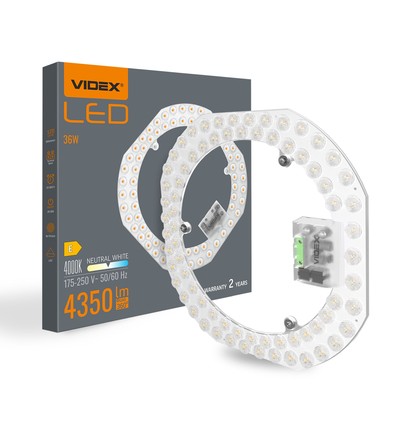 36W LED modul - 4000K, 4350lm, IP20 innendørs, 270x270mm