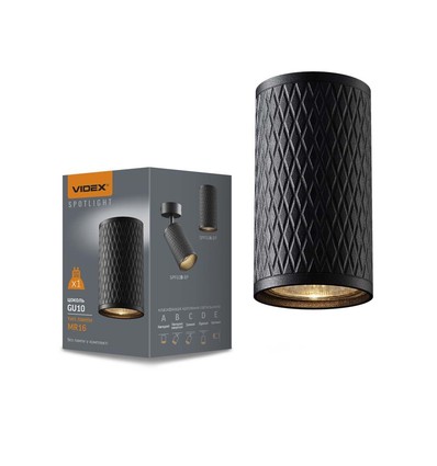 Talen takspot GU10 - svart, 230V, maks 30W