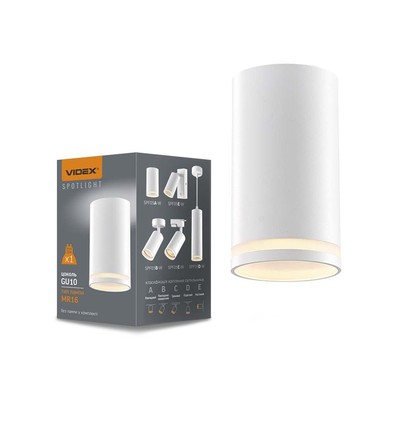 Carmelo takspotlampe GU10 - hvit