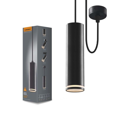 Tatum pendellampe GU10 - svart, 230V, maks 30W