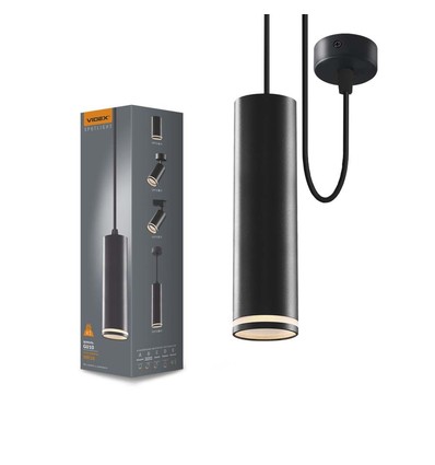 Tatum sort pendellampe - GU10 sokkel