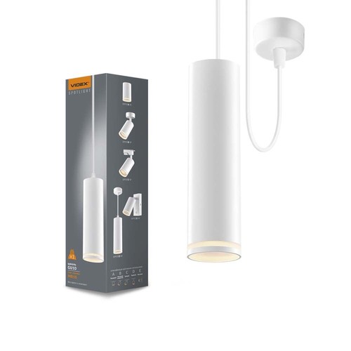 Tatum pendellampe GU10 - hvit, 230V, maks 30W