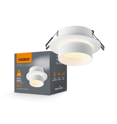 Innfelt spotlampe - spenning: 230V, forbruk: maks 30