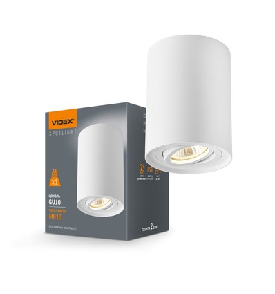 Takspotlampe - spenning: 230V, forbruk: maks 30