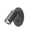Veggfeste spotlampe - spenning: 230V, lysstyrke: 380, forbruk: 5W (baklys) + maks 30