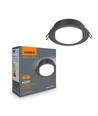 GX53 Downlight - sort, rund, uten lyskilde