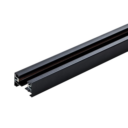 2000 mm 1-fase skinne - svart
