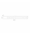 2000 Busbar - 1-fase, hvit