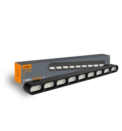 LED-lys - til magnetisk slank skinne system, svart, lysstyrke 1400, forbruk 18