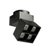 LED-lys - for magnetisk slankt skinnesystem, svart, lysstyrke 610 lm, forbruk 7,5 W