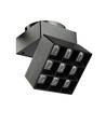 LED-lys - til magnetisk slank skinne system, svart, lysstyrke: 1380, forbruk: 16