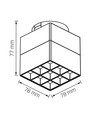 LED-lys - til magnetisk slank skinne system, svart, lysstyrke: 1380, forbruk: 16