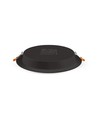 12W sort LED innfellingspanel - 1350lm, 4000K, Hull: Ø15 cm, 120 grader beam angle