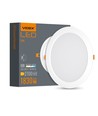 LED innbyggingsspot 24W - rund, nøytral hvit, 230V, 2700lm
