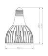 LEDlife 30W LED vekstlampe - E27, RA97, full spectrum