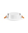 4W LED downlight - rund, nøytral hvit, 230V