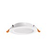 6W Firkantet rammeløst LED innfellingspanel - 4000K, 120°, Hull: Ø5-10 cm, Mål: 11,8 x 11,8 cm
