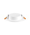LED downlight 6W - rund, nøytral hvit, 230V, 620lm, 6W forbruk