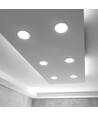 LED downlight 18W - rund, nøytral hvit, 230V, 2100lm
