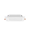 LED downlight 6W - Firkantet, nøytral hvit, 230V, 620lm