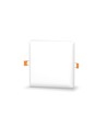 LED innbyggingsspot 15W - uten ramme, firkantet, nøytral hvit, 230V, 2100lm, 15W forbruk