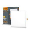 LED innbyggingsspot 24W - uten ramme, firkantet, nøytral hvit, 230V, 3200lm