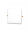 LED innbyggingsspot 24W - uten ramme, firkantet, nøytral hvit, 230V, 3200lm